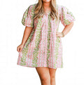 Camille Mini Dress In Rose Garden