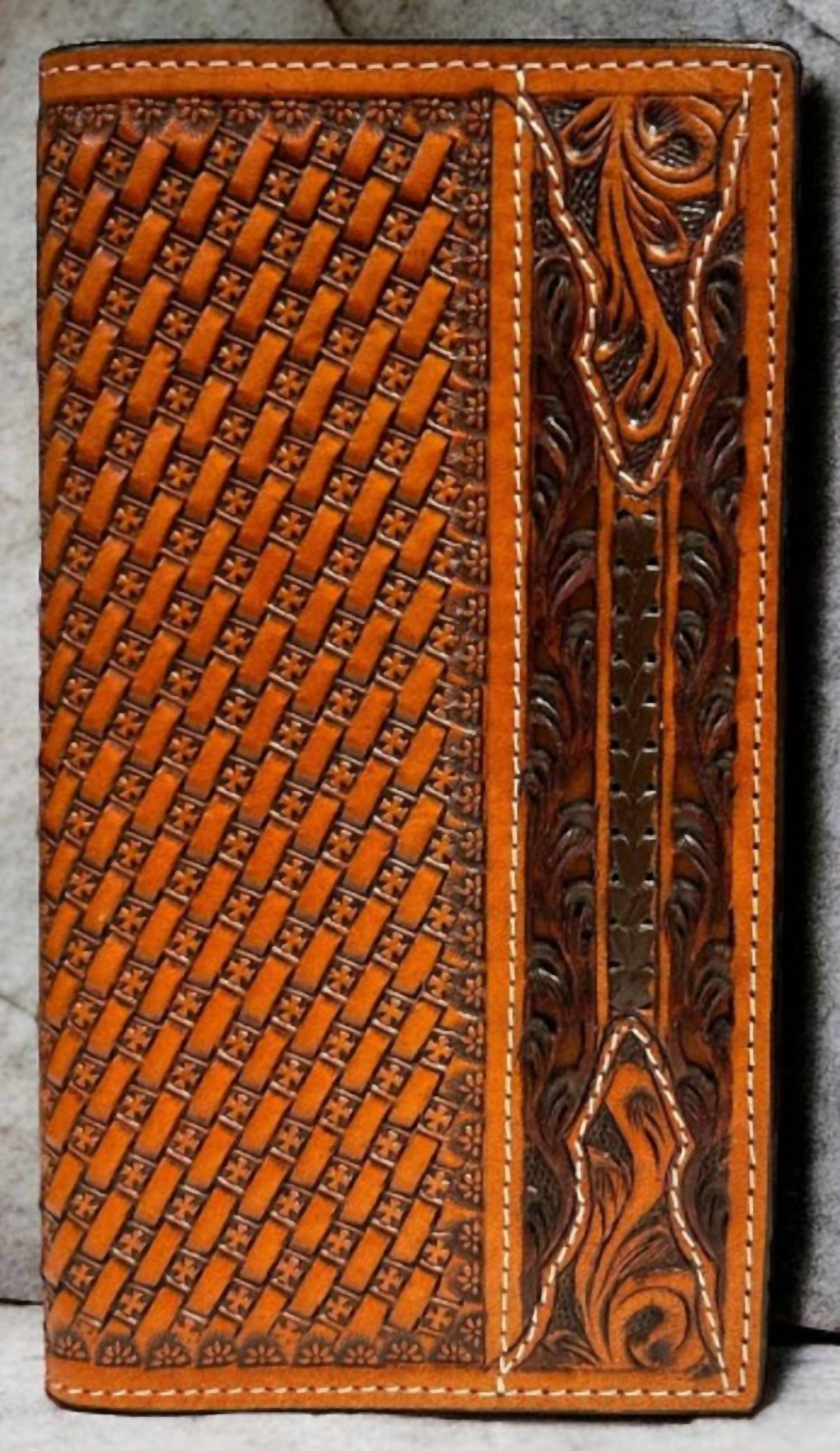 Leather Rodeo Wallet In Peanut