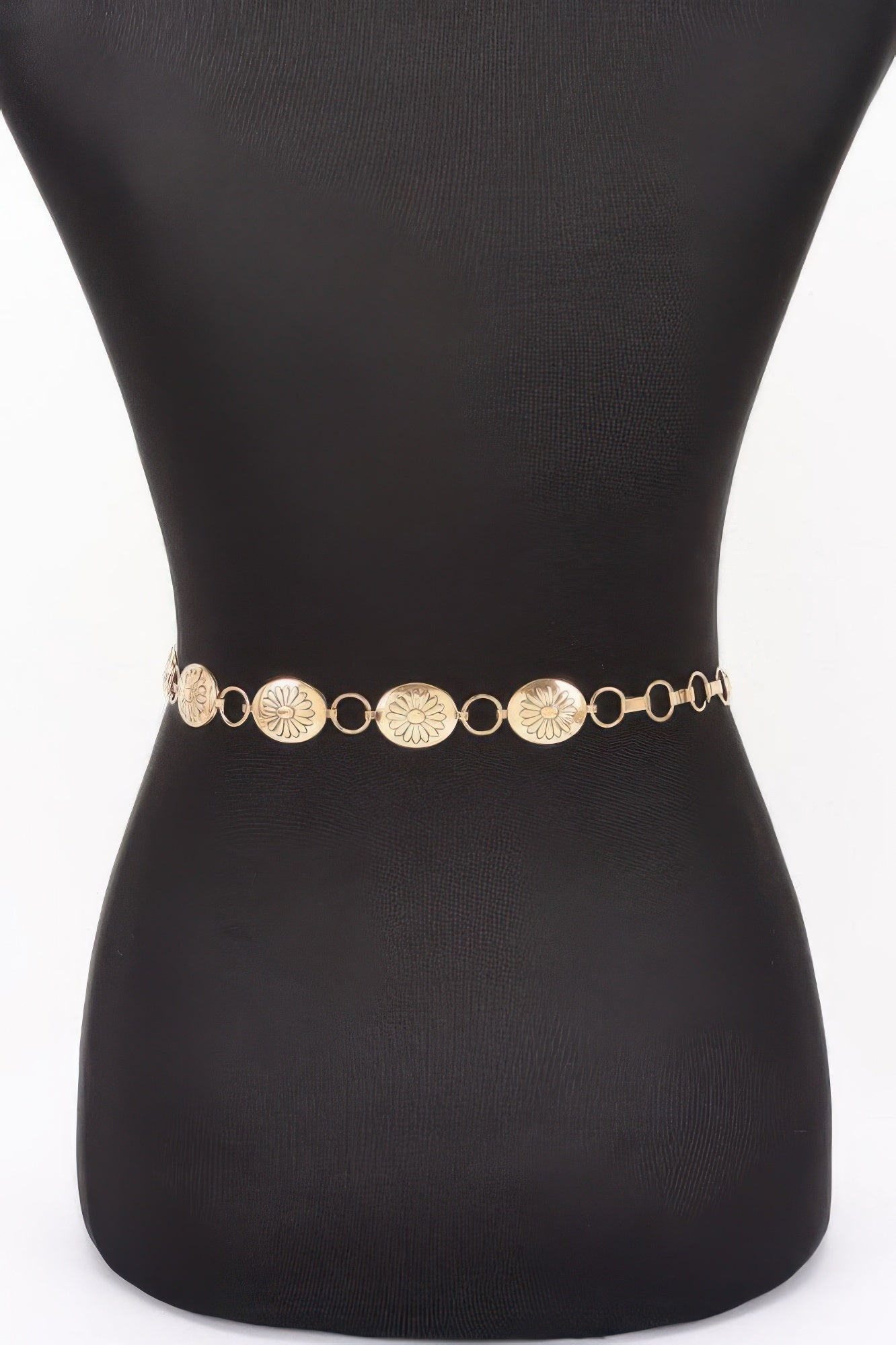 Floral Disc Chain Belt