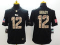 Men's New England Patriots Tom Brady #12 Black Alternate Game Jersey1