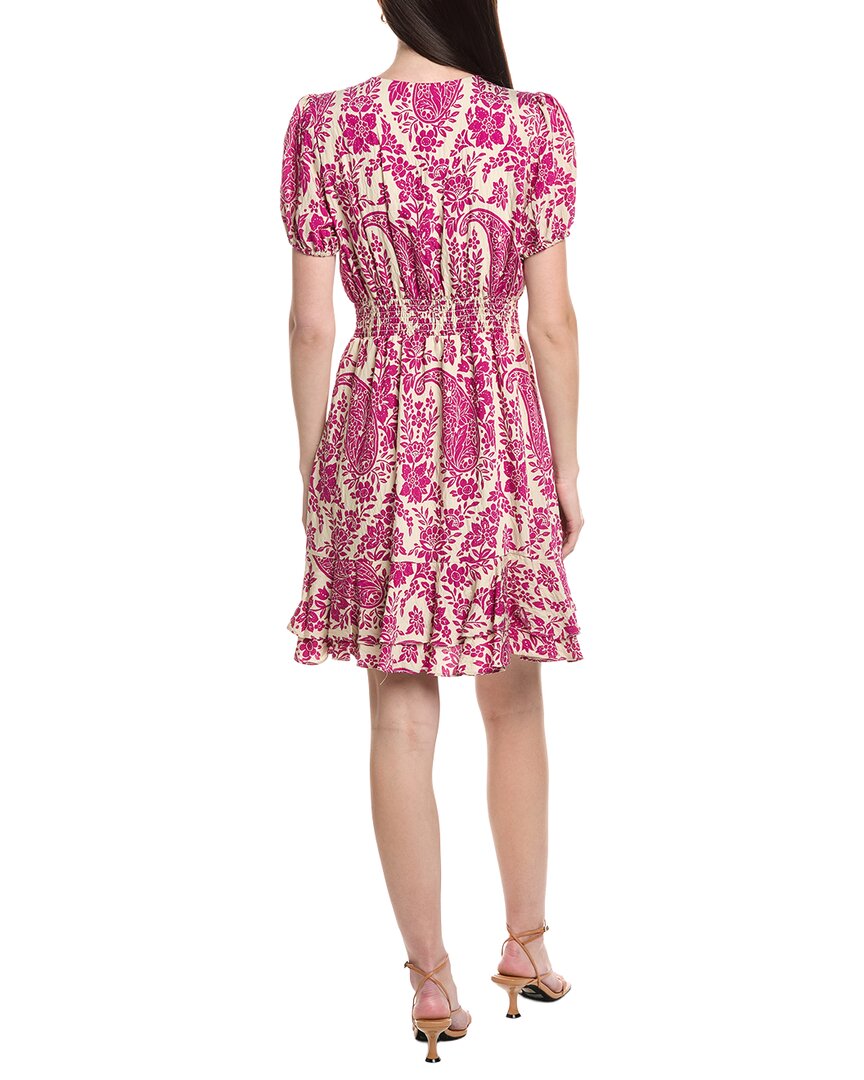 Maison Tara Printed Marrakesh Short Sleeve Mini Dress