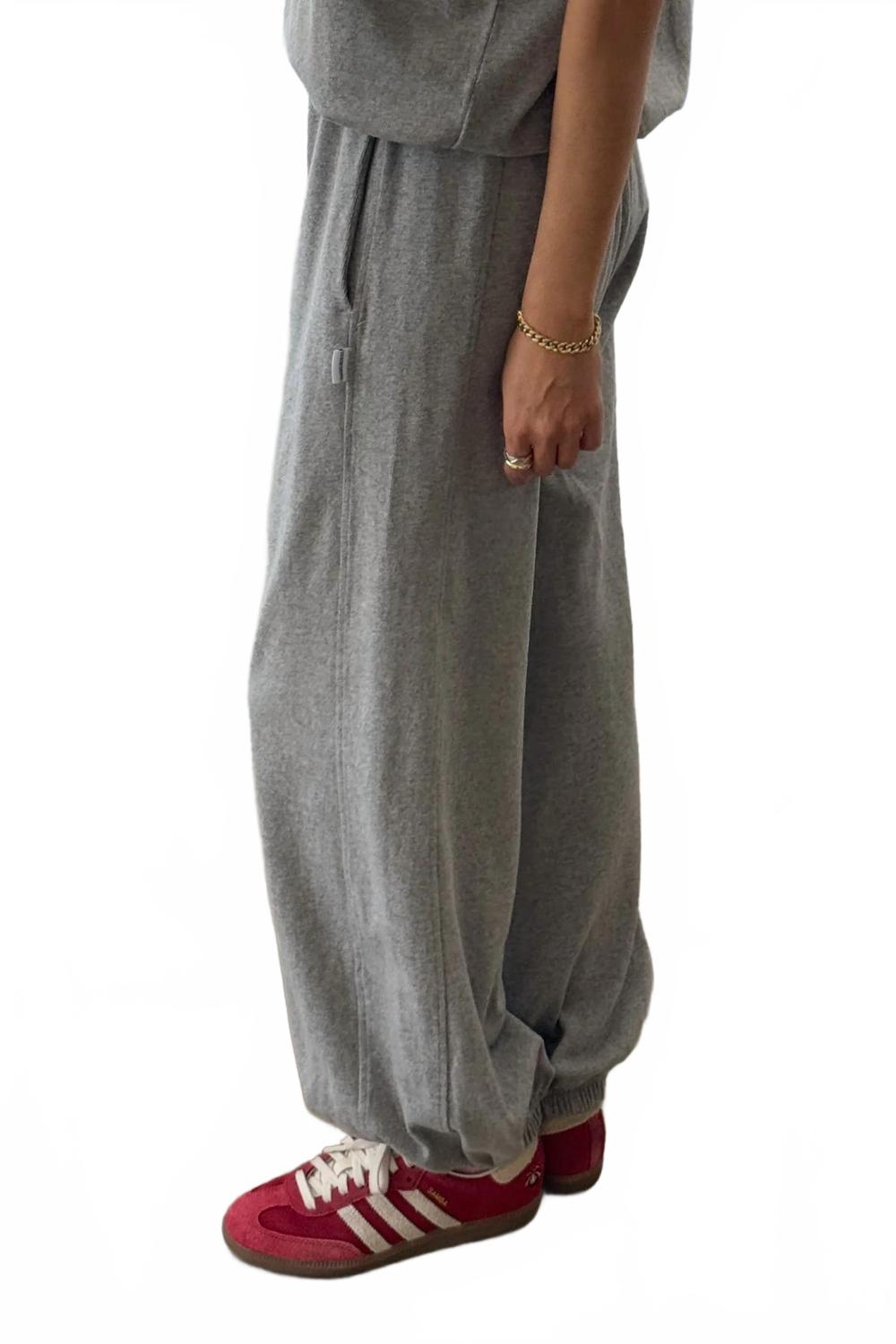 Women's Balloon Pants In Heather Gray