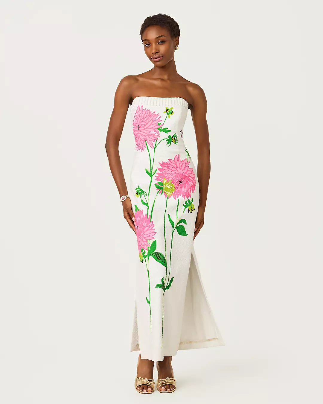 Elyse Strapless Stretch Maxi Dress