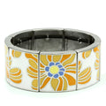 High polished (no plating) Stainless Steel Bracelet with No Stone