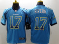 Men's Los Angeles Chargers Philip Rivers #17 Blue Game Player Jersey1