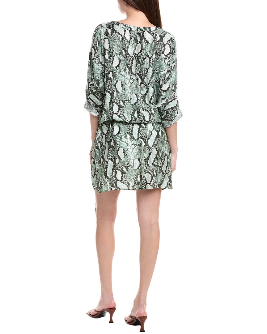 Monte and Lou Karli Silk-Blend Shirtdress