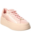Ferragamo Dahlia Leather & Satin Sneaker