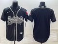 Men's New England Patriots Black RFLCTV Limited Blank Jersey1