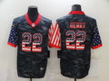 Men's Tennessee Titans Derrick Henry #22 Gray Camouflage Game Player Jersey1