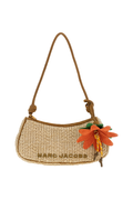 Beige Raffia Shoulder Bag