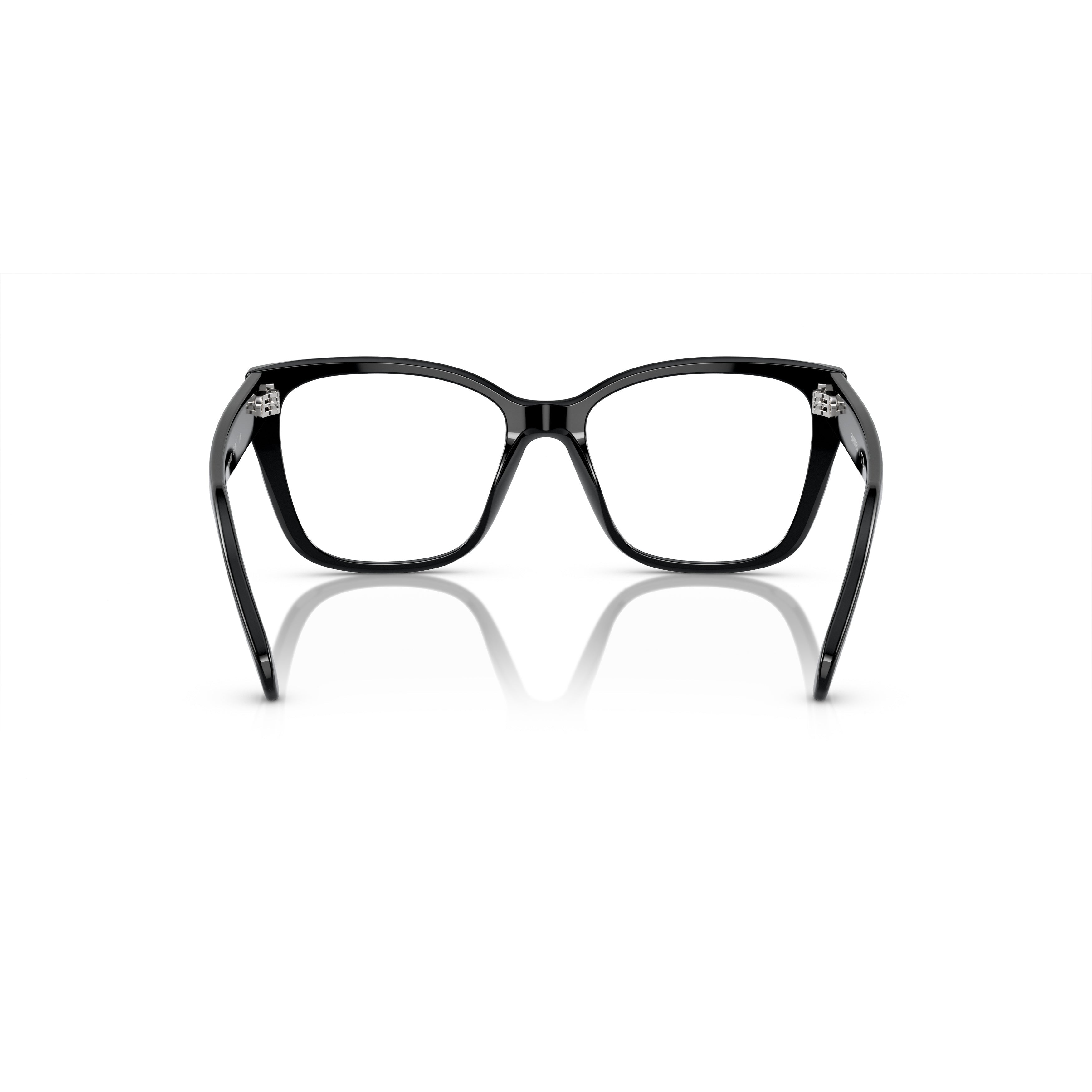 0Sk2008 Oversized Square Frame Eyeglasses with Crystal Embellishments