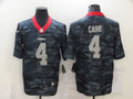 Men's Las Vegas Raiders Derek Carr #4 Gray Camouflage Game Jersey1