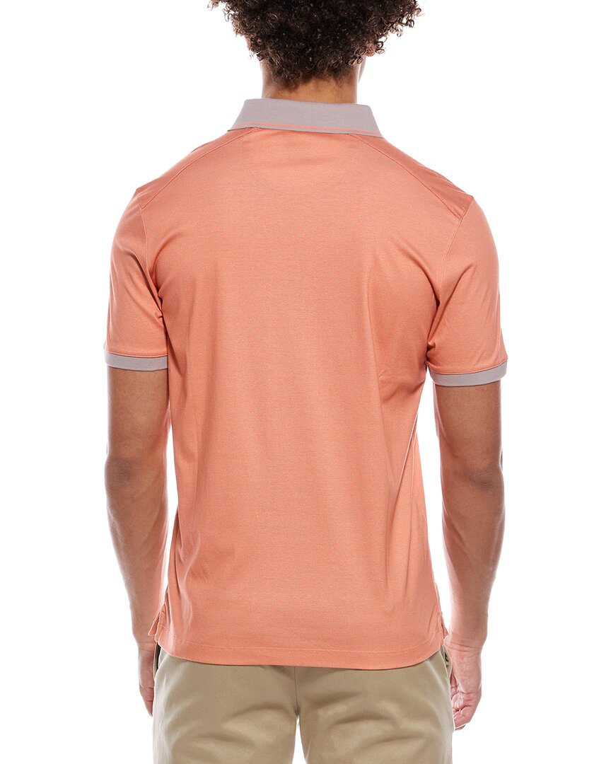 Raffi Jacquard Printed Polo Shirt