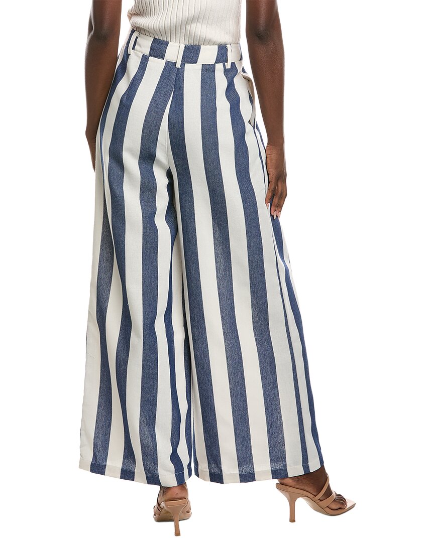 Gracia Stripped Wide Leg Pant