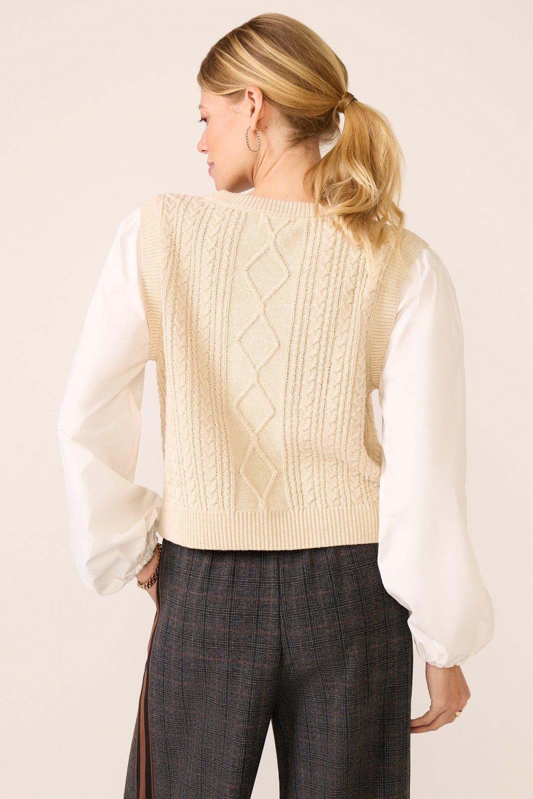 Women's Della Crew Twofer Top