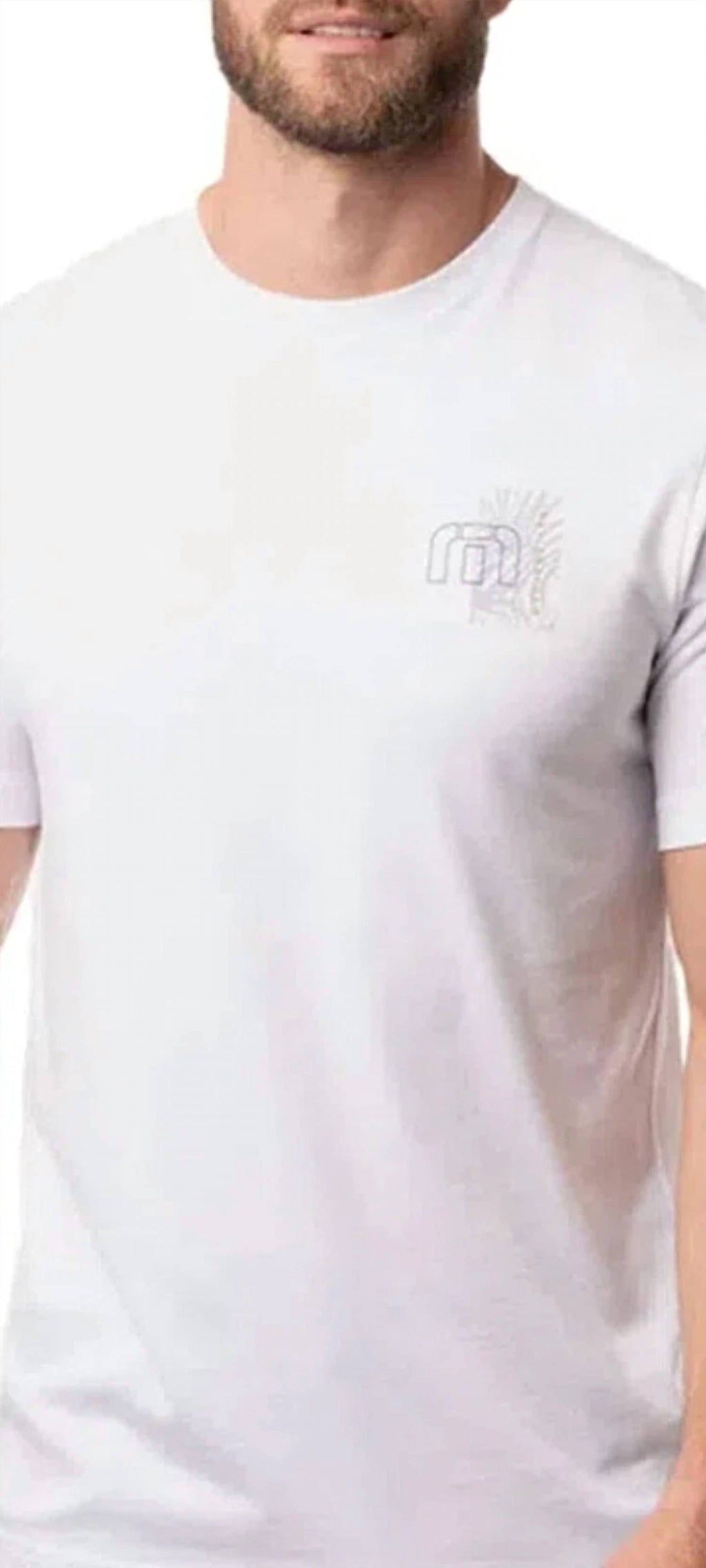 Men's Road Map Tee In White