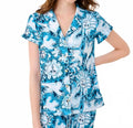 Valaine Pj Top In Bellevue Blue Lilly Gulls