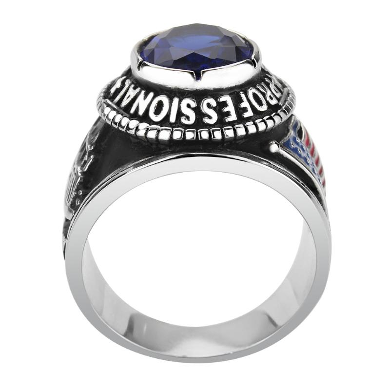 Trucker Ring in Montana Blue