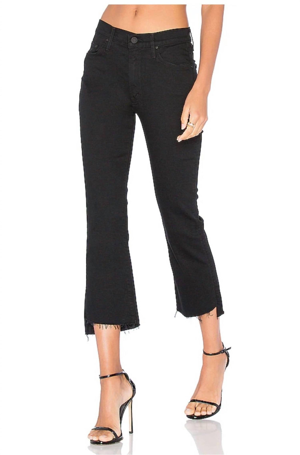 Insider Crop Step Fray Jeans In Not Guilty