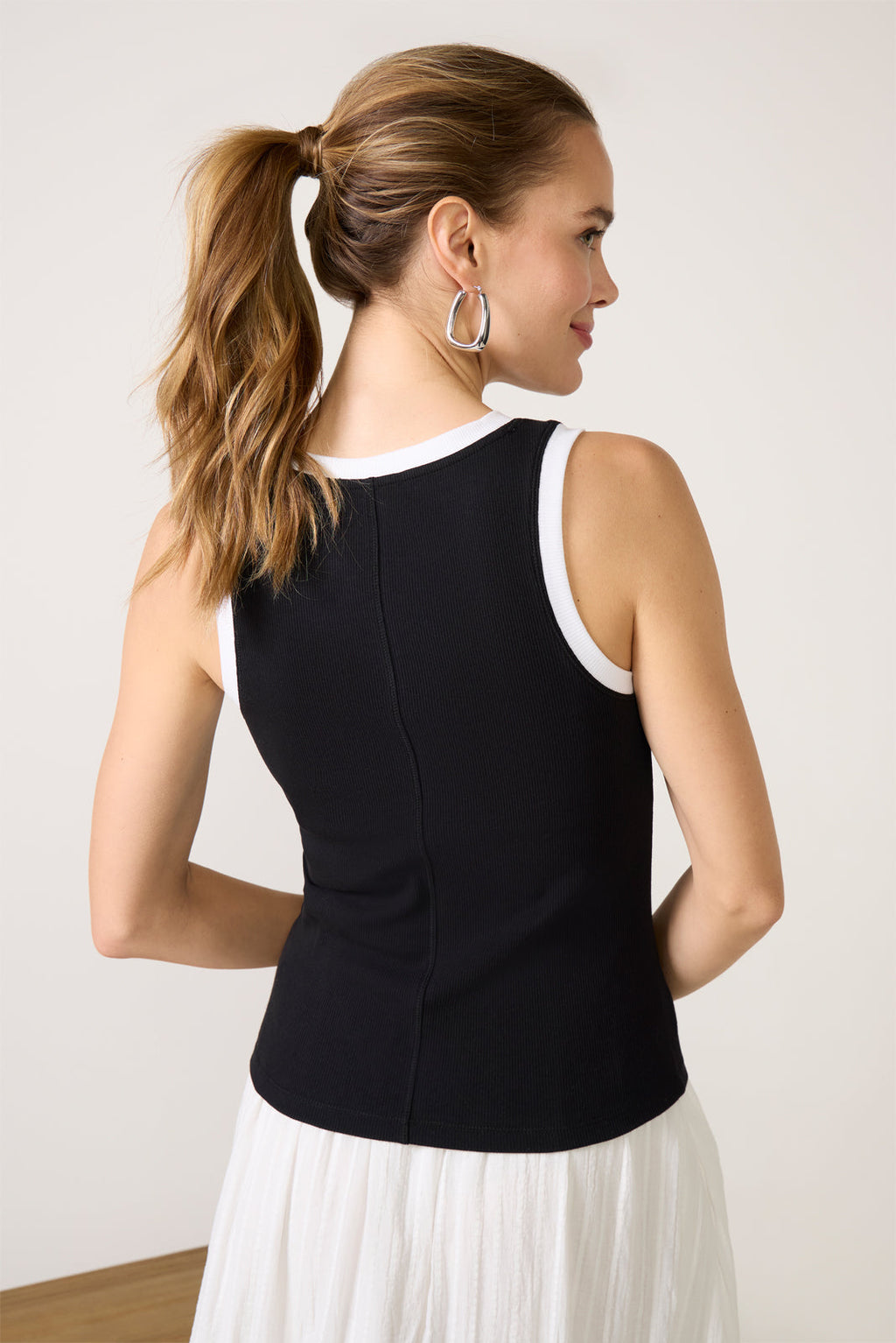 Women's Sirena Colorblocked Rib Tank Top