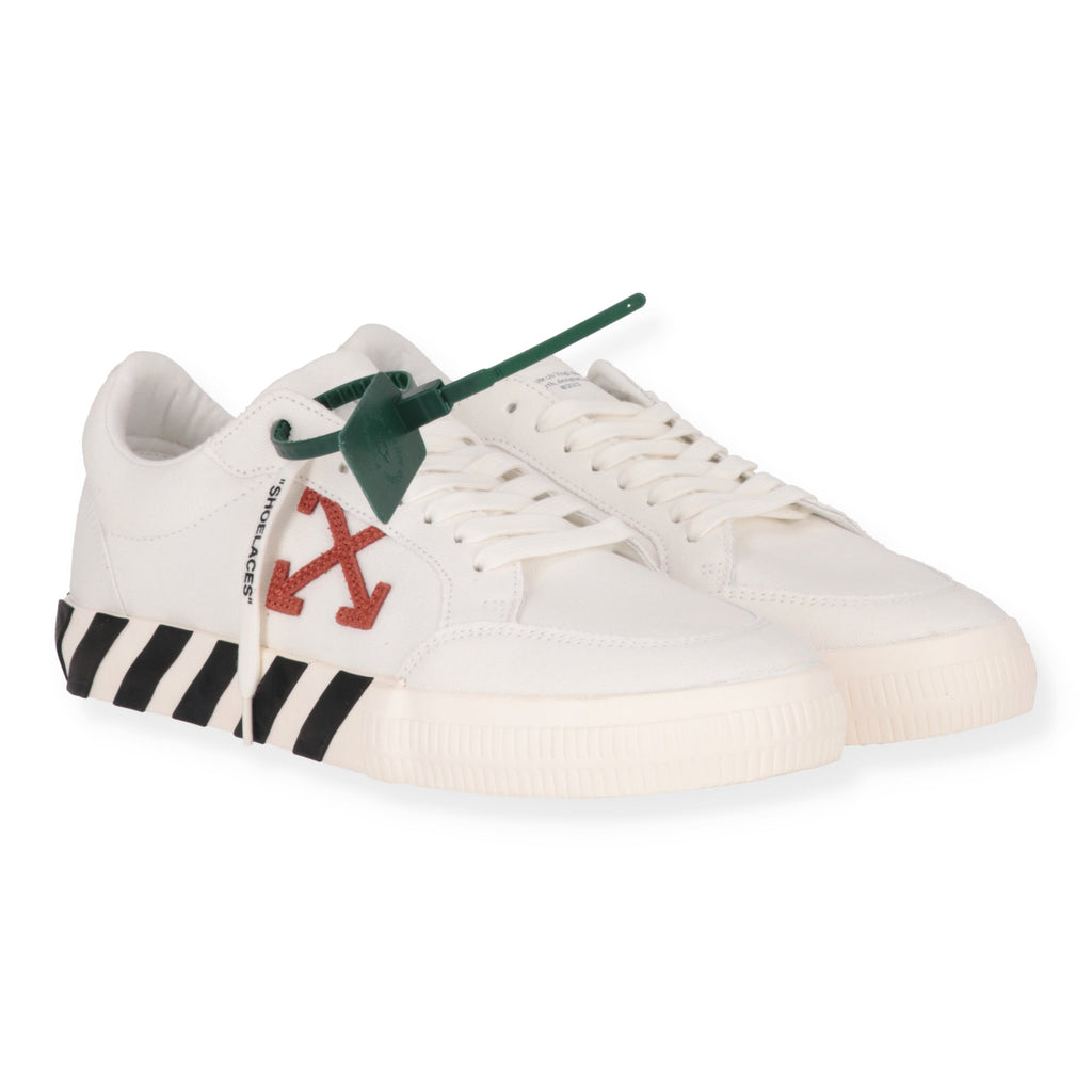 Off White Mens White/Red Sneaker