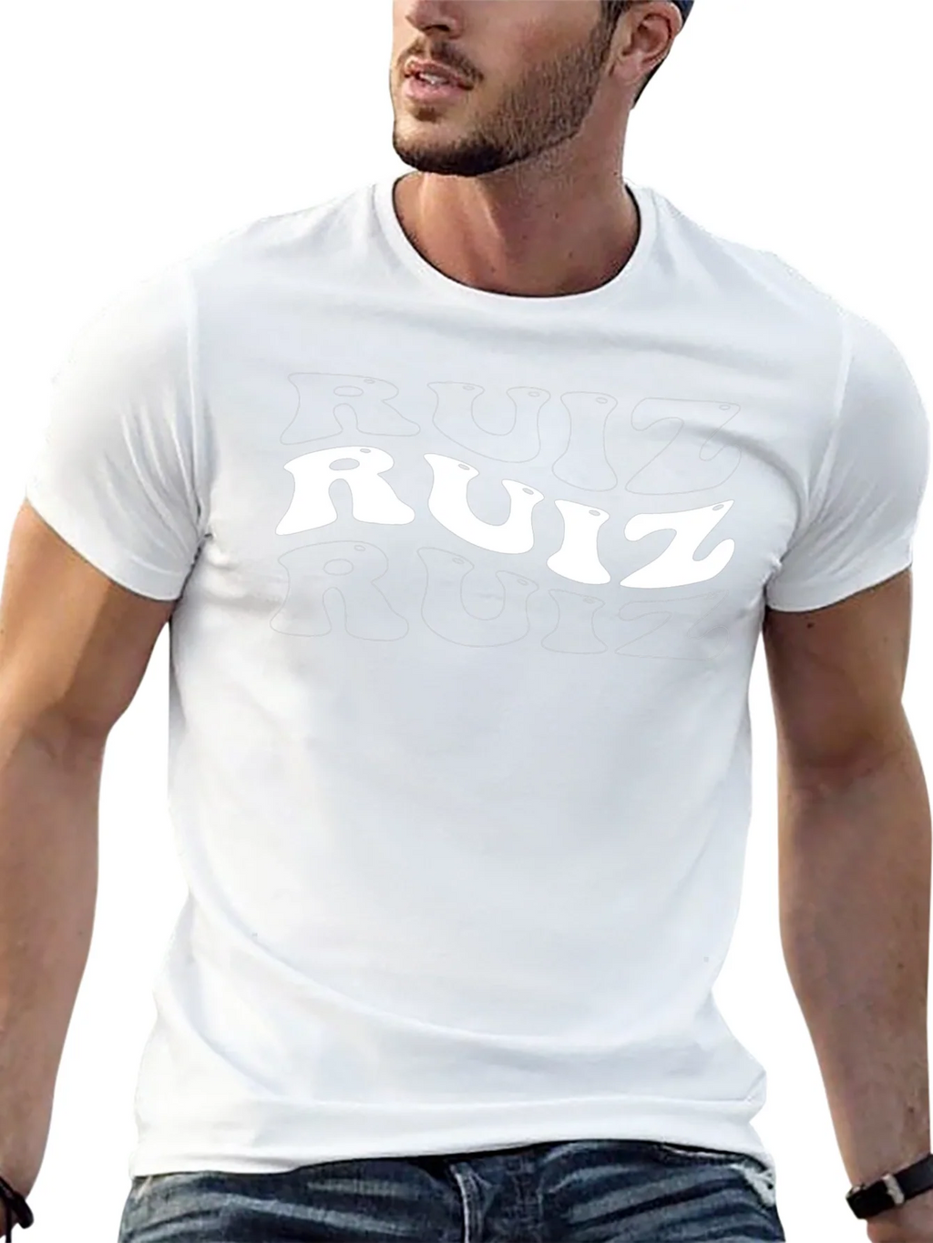 Retro Ruiz T-Shirt - Black Cotton Tee