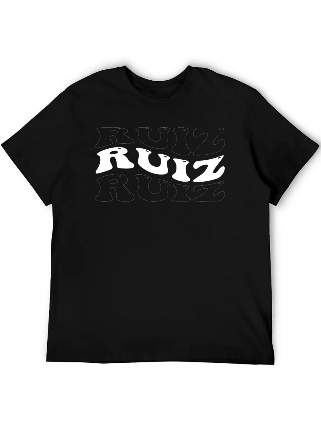 Retro Ruiz T-Shirt - Black Cotton Tee