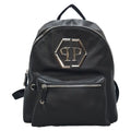 Black Leather Backpack