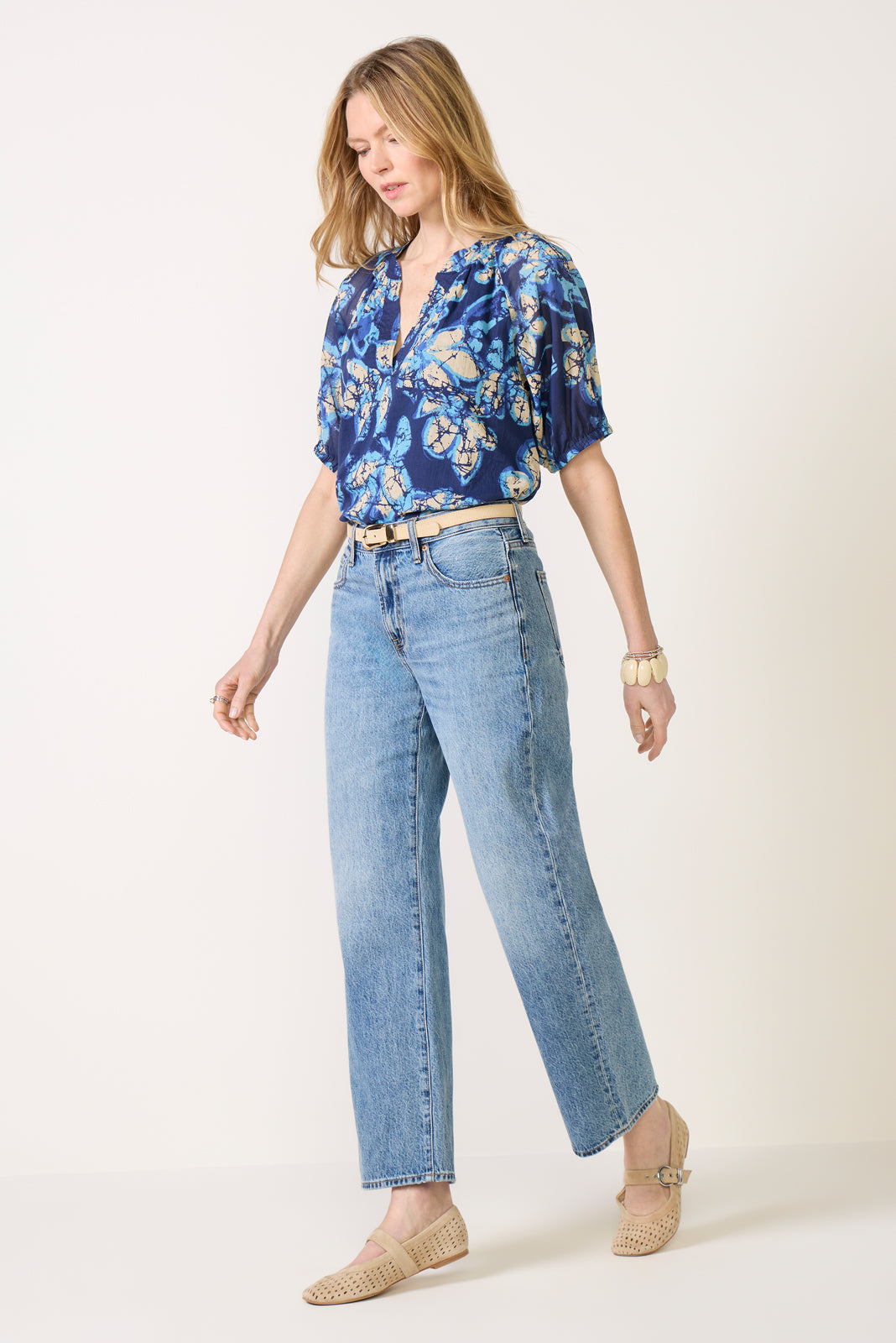 Women's Drew Split Neck Blouse