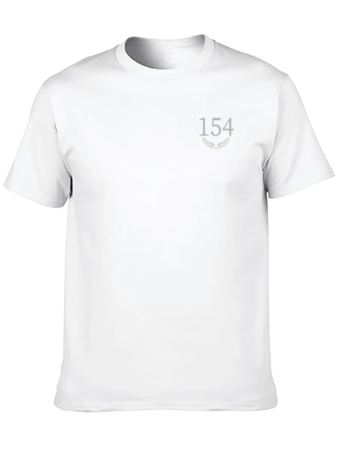 Black T-Shirt with 154 Graphic