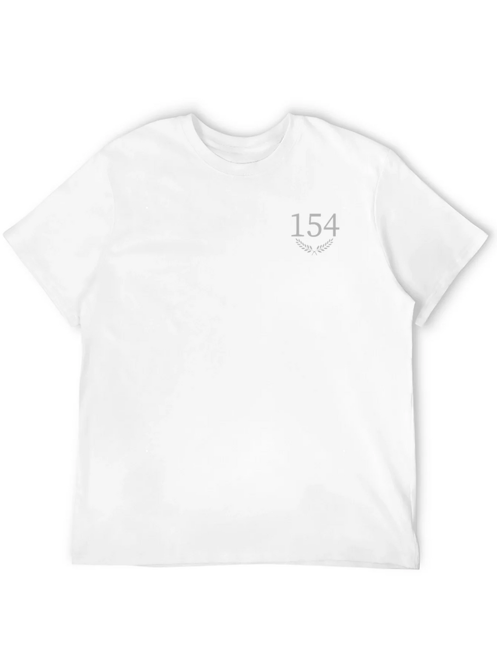 Black T-Shirt with 154 Graphic