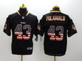 Men's Pittsburgh Steelers Troy Polamalu #43 Black Alternate Game jersey
