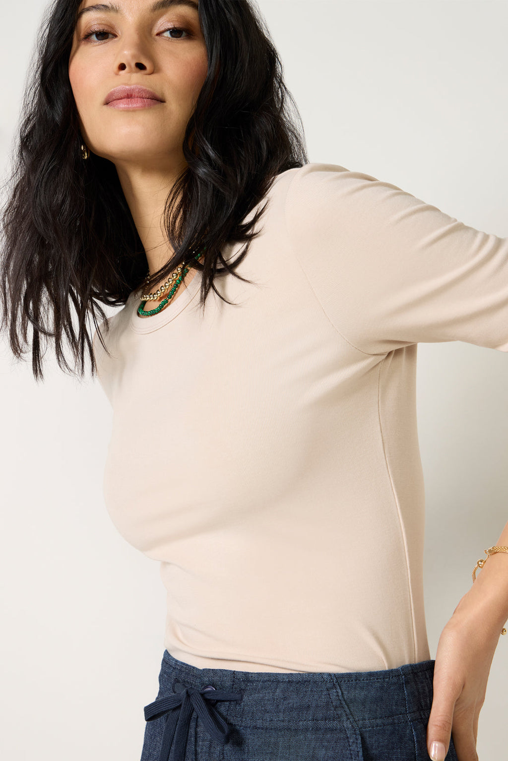 Women's Second Skin Crew Long Sleeve Top