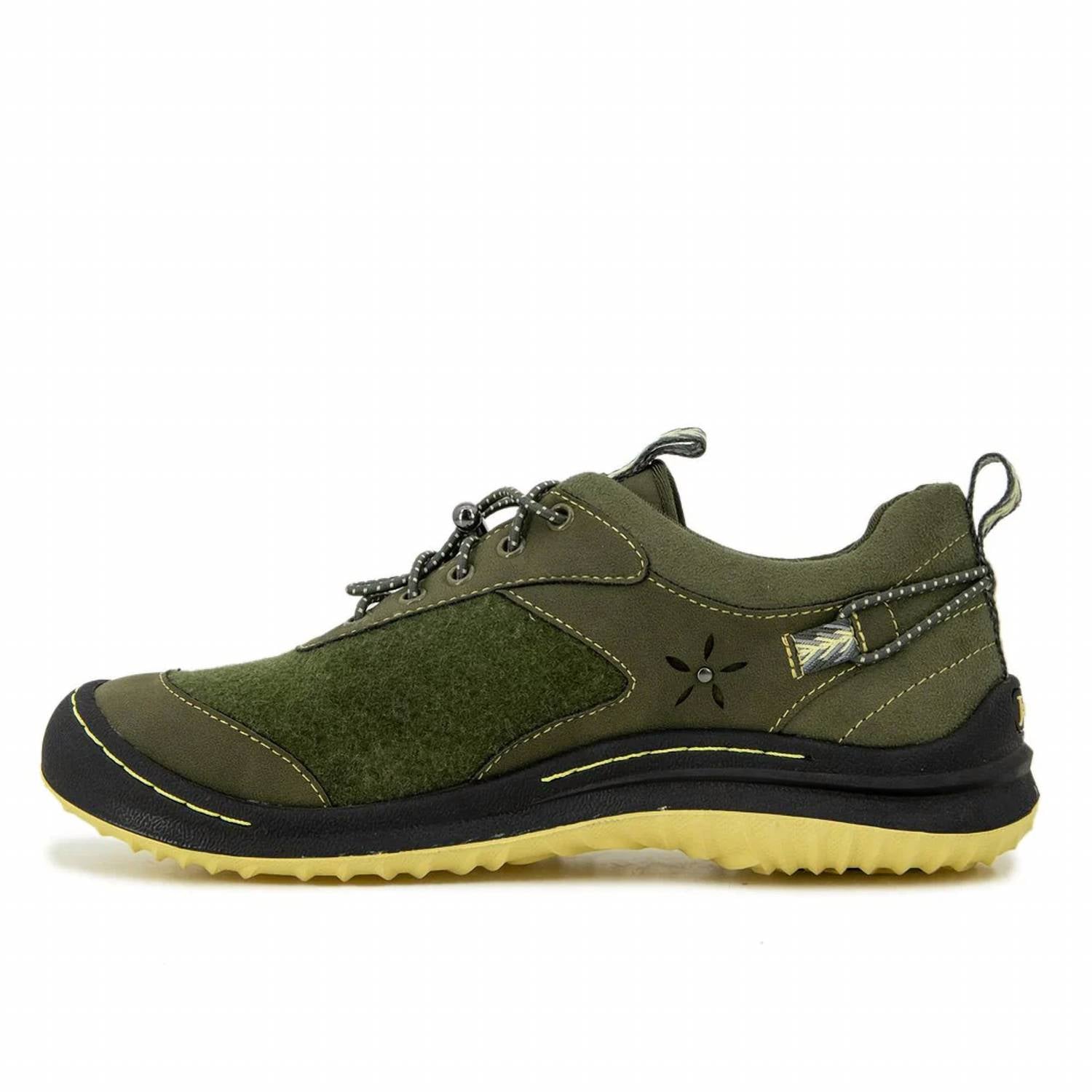 Women's Sunset Too Vegan Shoes In Olive/butter
