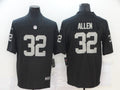 Men's Las Vegas Raiders Marcus Allen #32 Black Game Player Jersey1