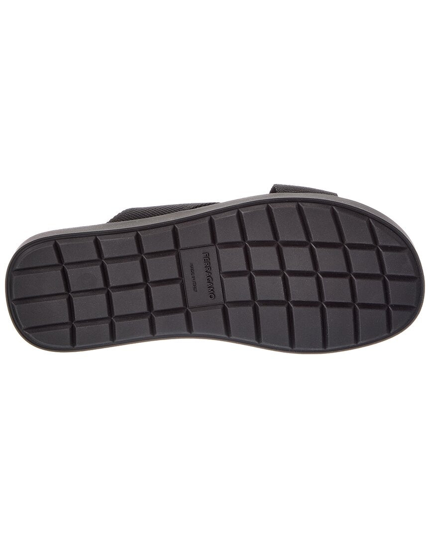 Ferragamo Freza Leather Flat Sandal