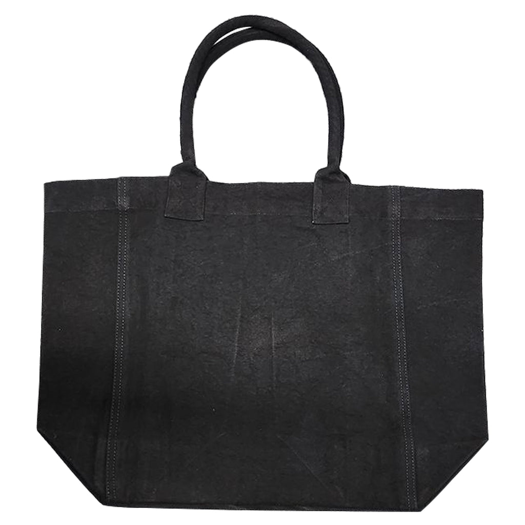 Yenky Embroidered Logo Shopper Bag Faded Black