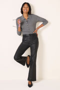 Women's Coated Kelsey w Zip Pants