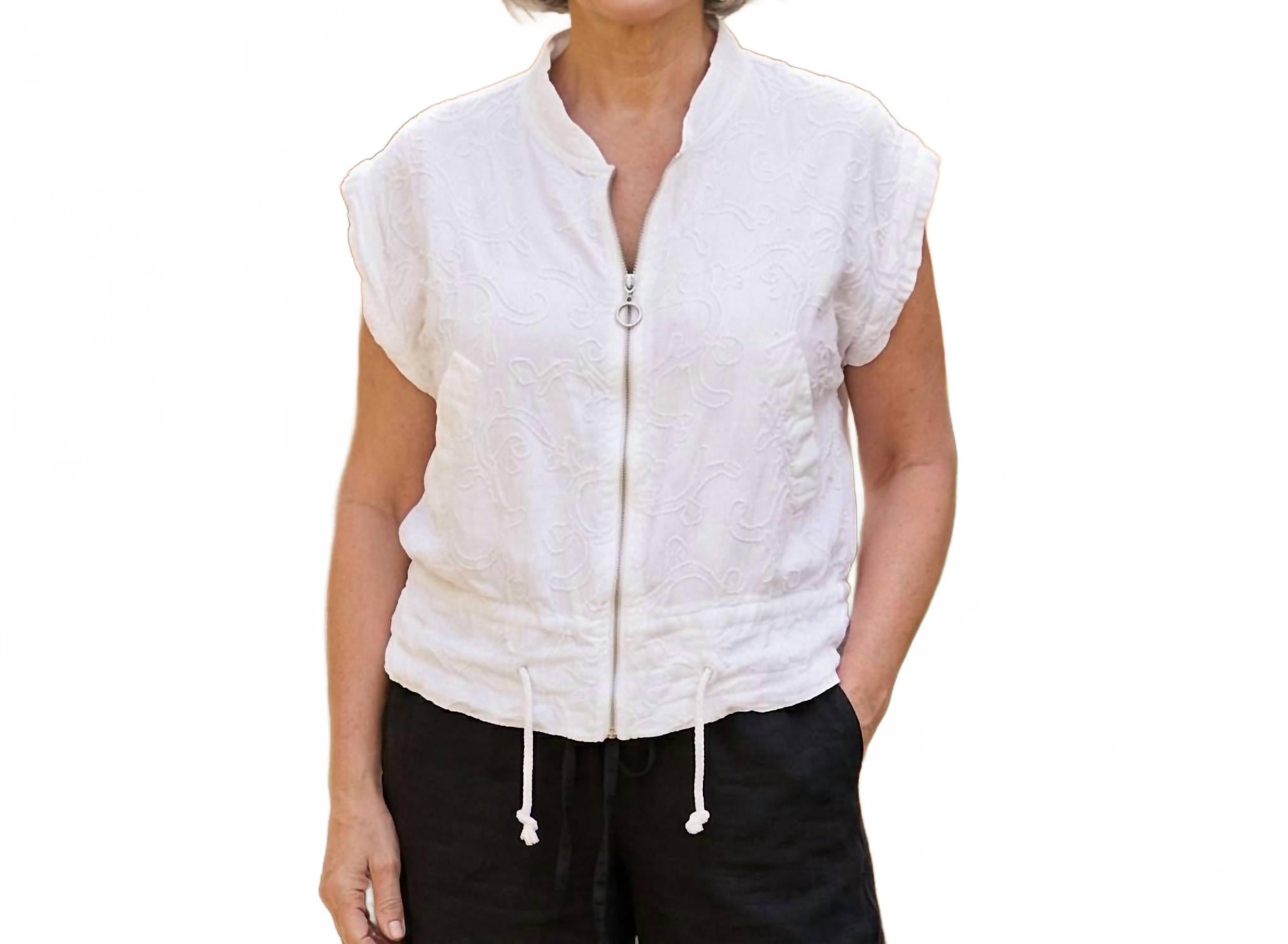 Firenze Cinch Top In Cream