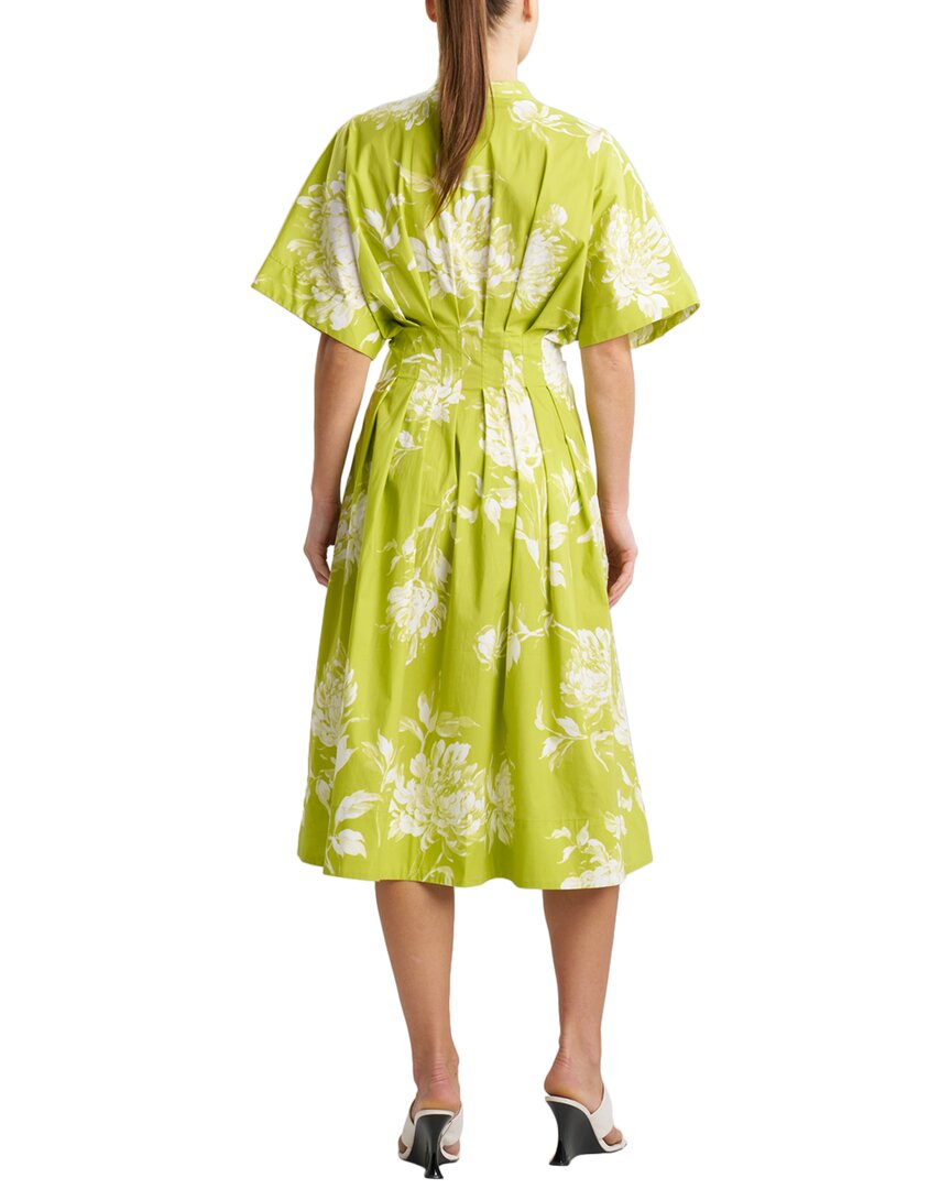 Natori Pleat Release Button Down Dress