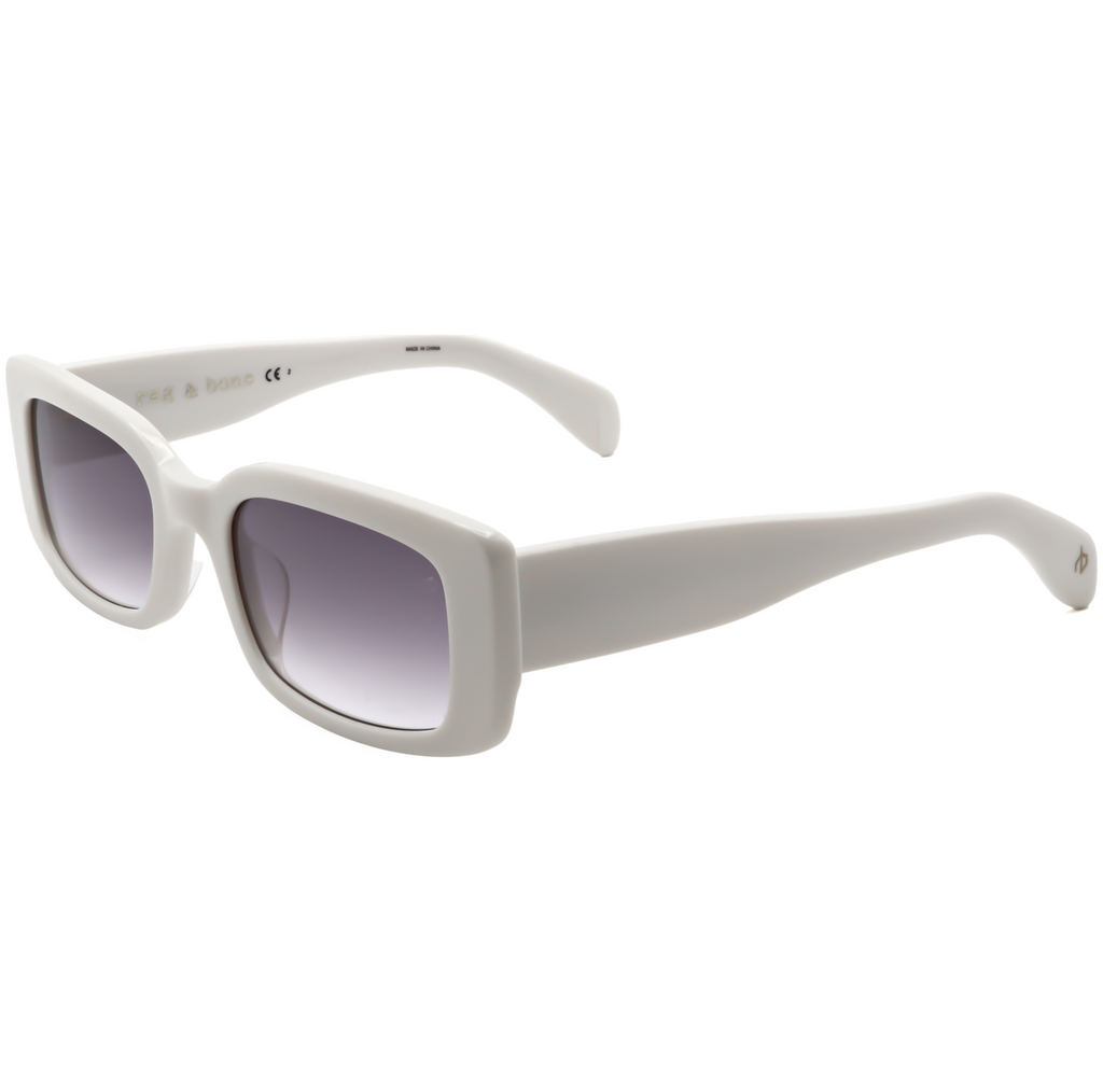 Rag & Bone Unisex 52 mm White Sunglasses