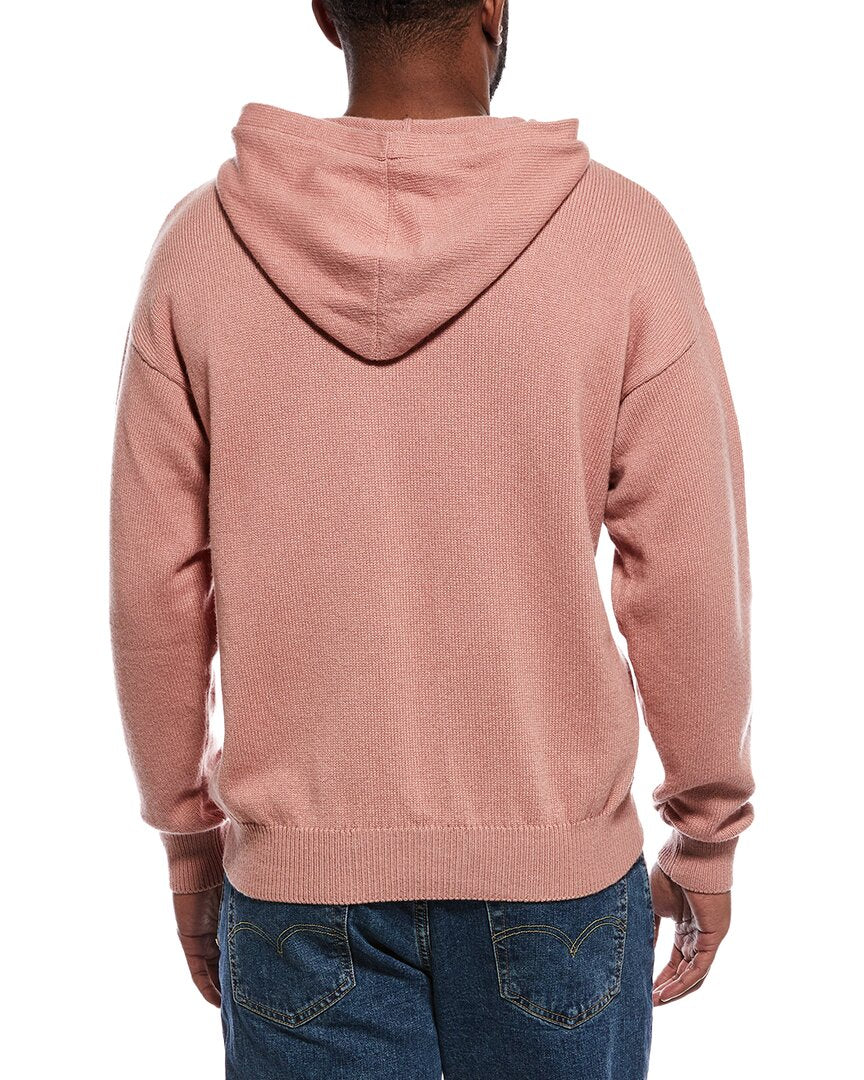 Palm Angels Wool & Cashmere-Blend Hooded Sweatshirt
