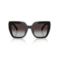 Oversized Square Frame Sunglasses With Heart Accents