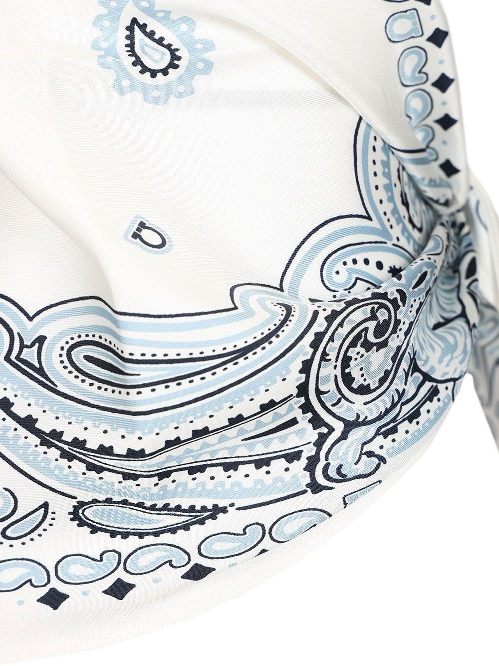 Ferragamo Women "Arabesque" Print Scarf Top