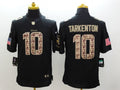 Men's Minnesota Vikings Fran Tarkenton #10 Black Game Player jersey