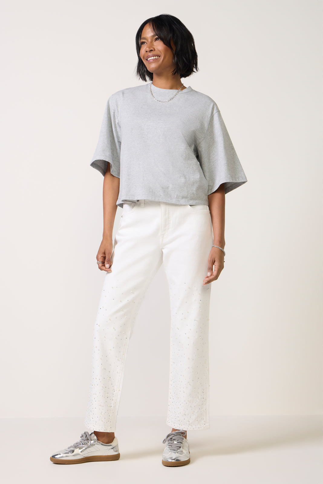 Women's Icon Straight Cropped Jean