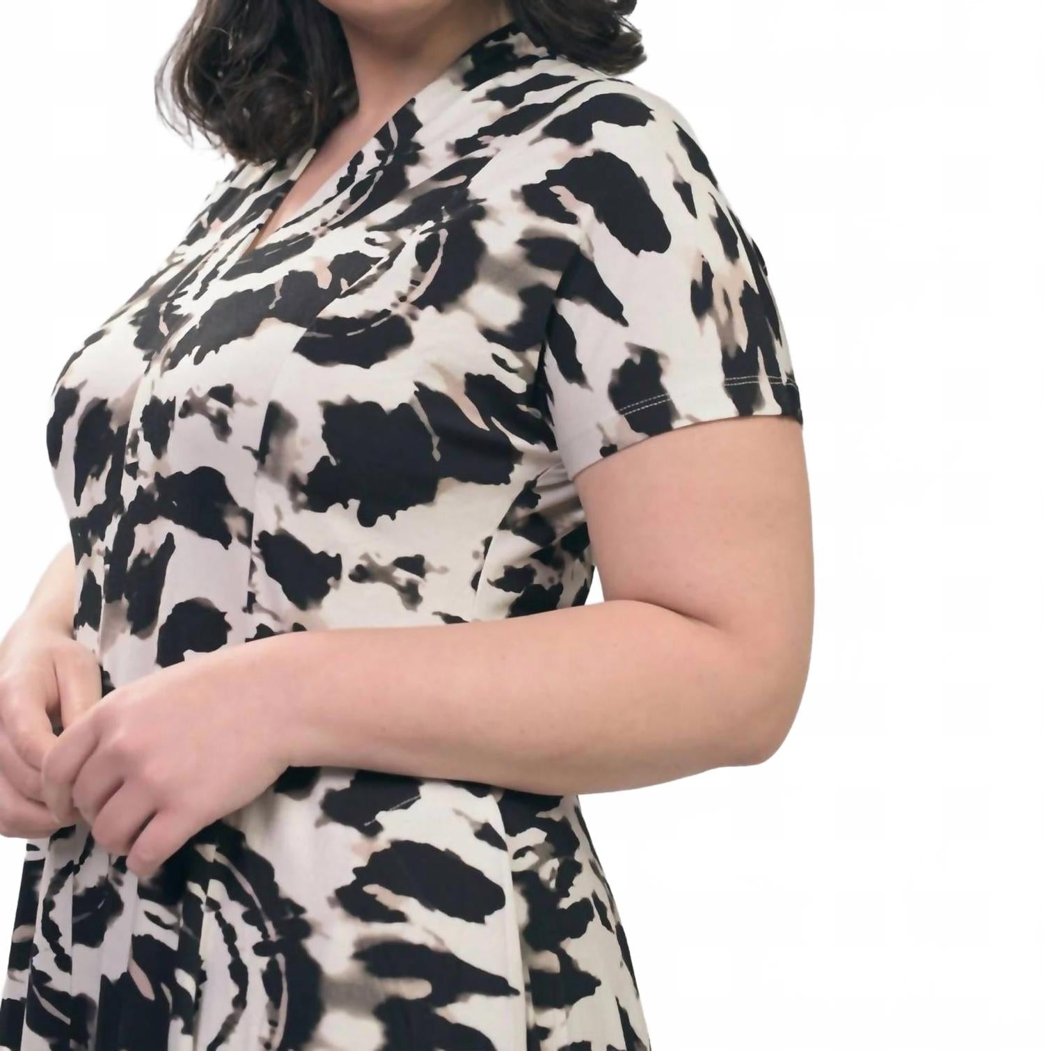 Jane Cocoon Midi Dress In Tie Dye