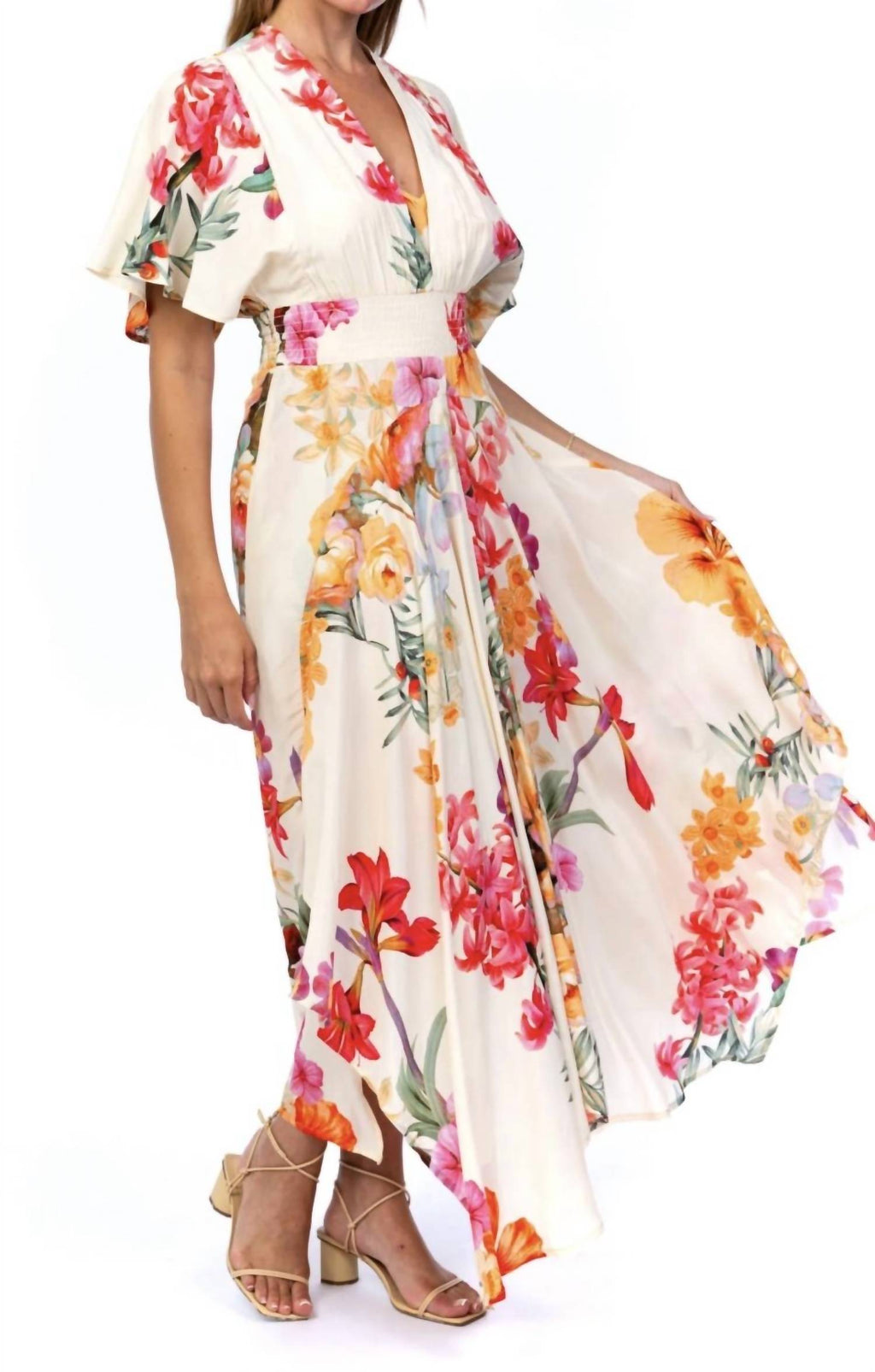 Daphne Garden Dress In Floral