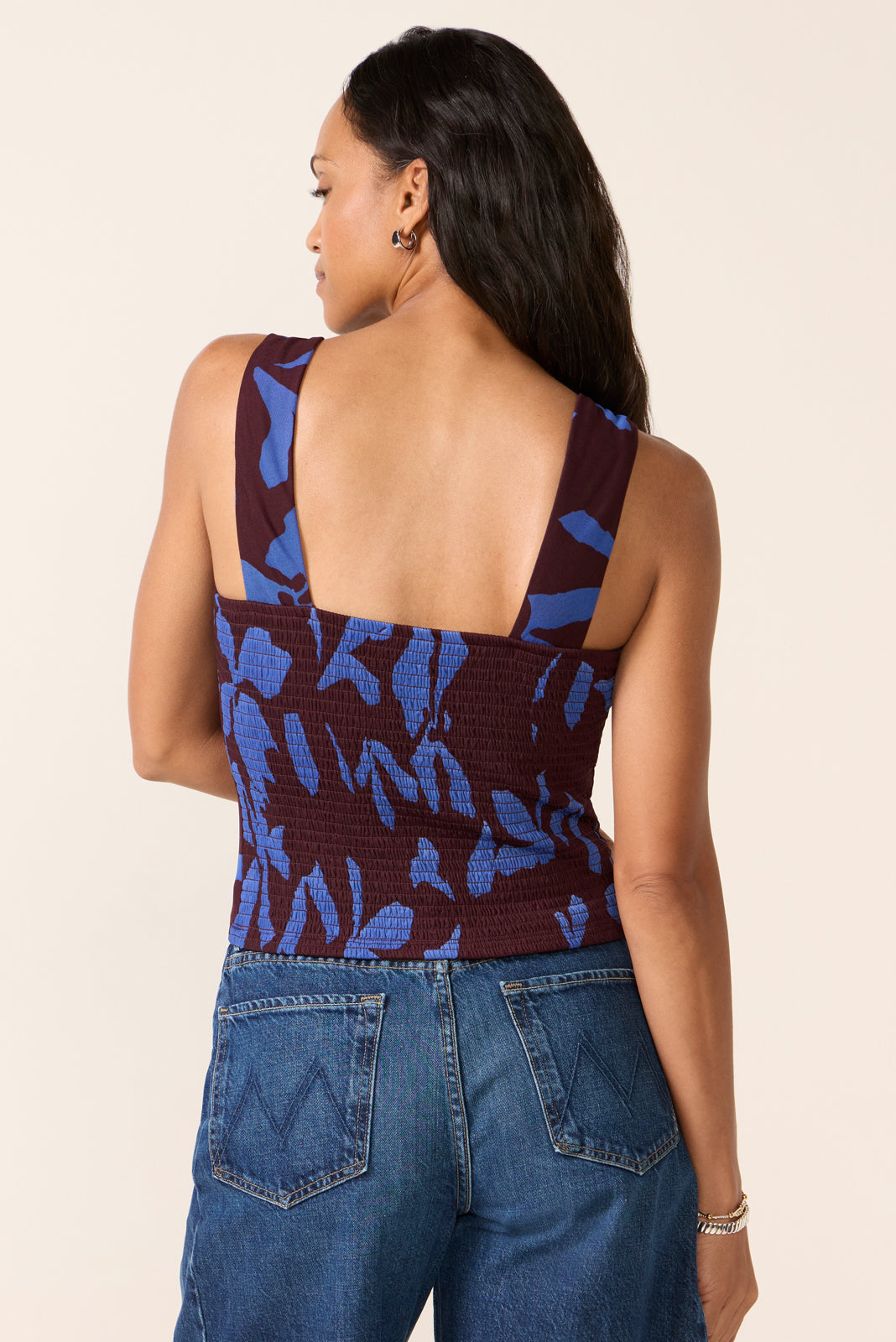 Women's Micah Printed Mesh Tank Top