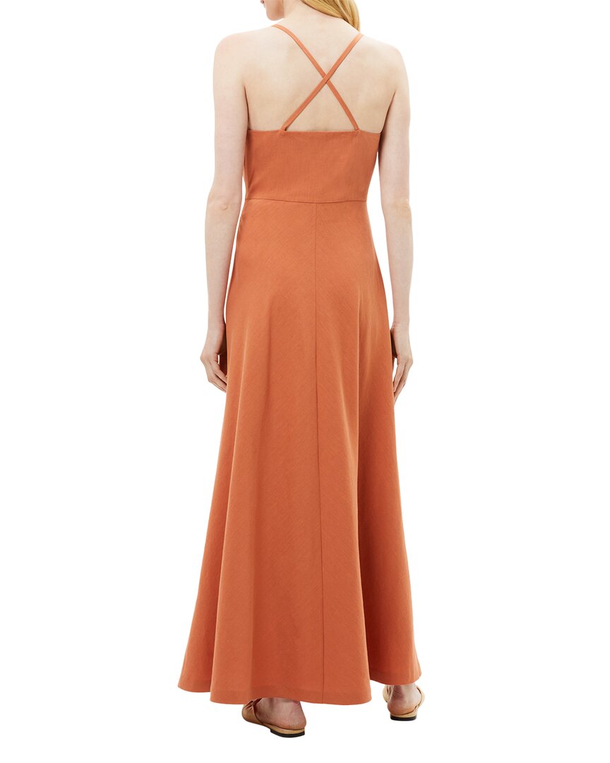Theory Haranna Linen-Blend Maxi Dress